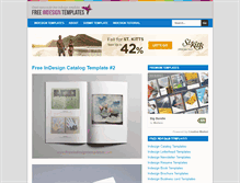 Tablet Screenshot of freeindesigntemplates.com
